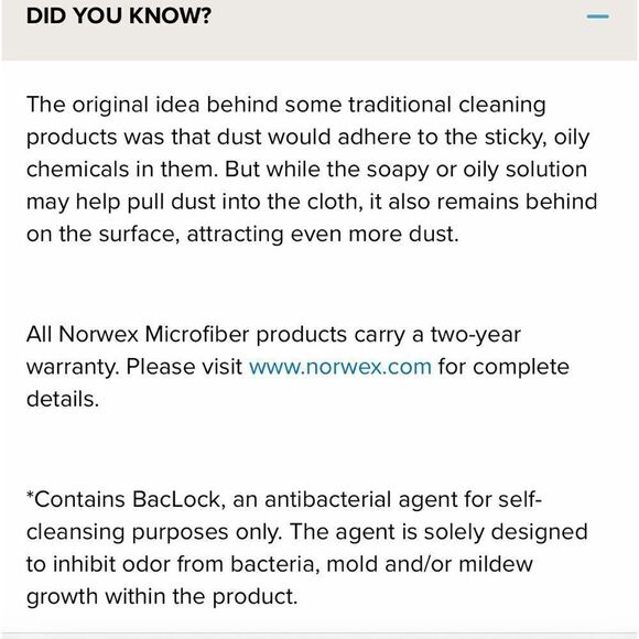 Norwex Dusting Mitt LE Dark Blue NWOT - Picture 12 of 12